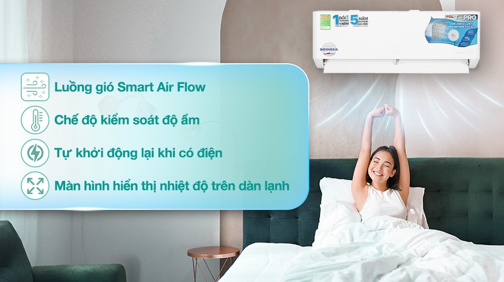 Máy lạnh TCL Inverter 2 HP TAC-18CSD/TPG11