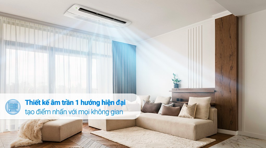 Máy lạnh âm trần 1 hướng LG Inverter 2.5 HP ZTNQ24GTLA0