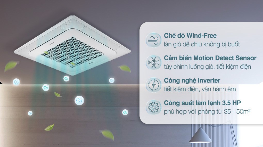 Máy lạnh âm trần Samsung Inverter 3.5 HP AC100TN4DKC/EA