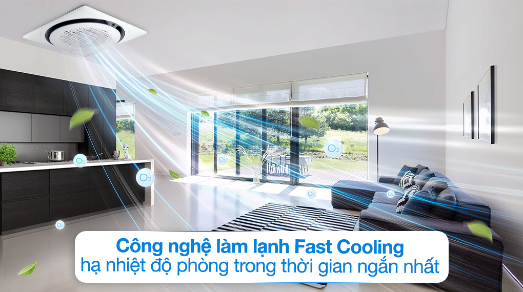 Máy lạnh âm trần 360 độ Samsung Inverter 3.5 HP AC100TN4PKC/EA