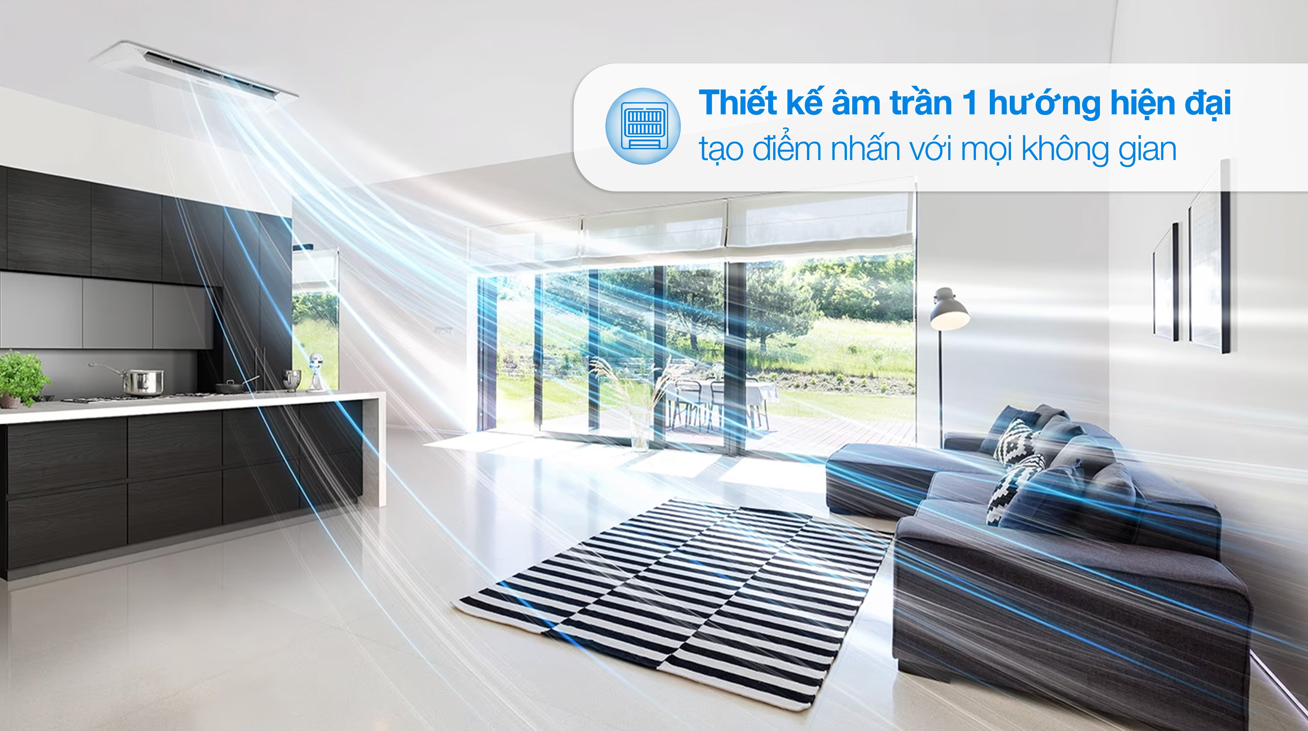 Hình ảnh Máy lạnh âm trần 1 hướng Samsung Inverter 2.5 HP AC071TN1DKC/EA