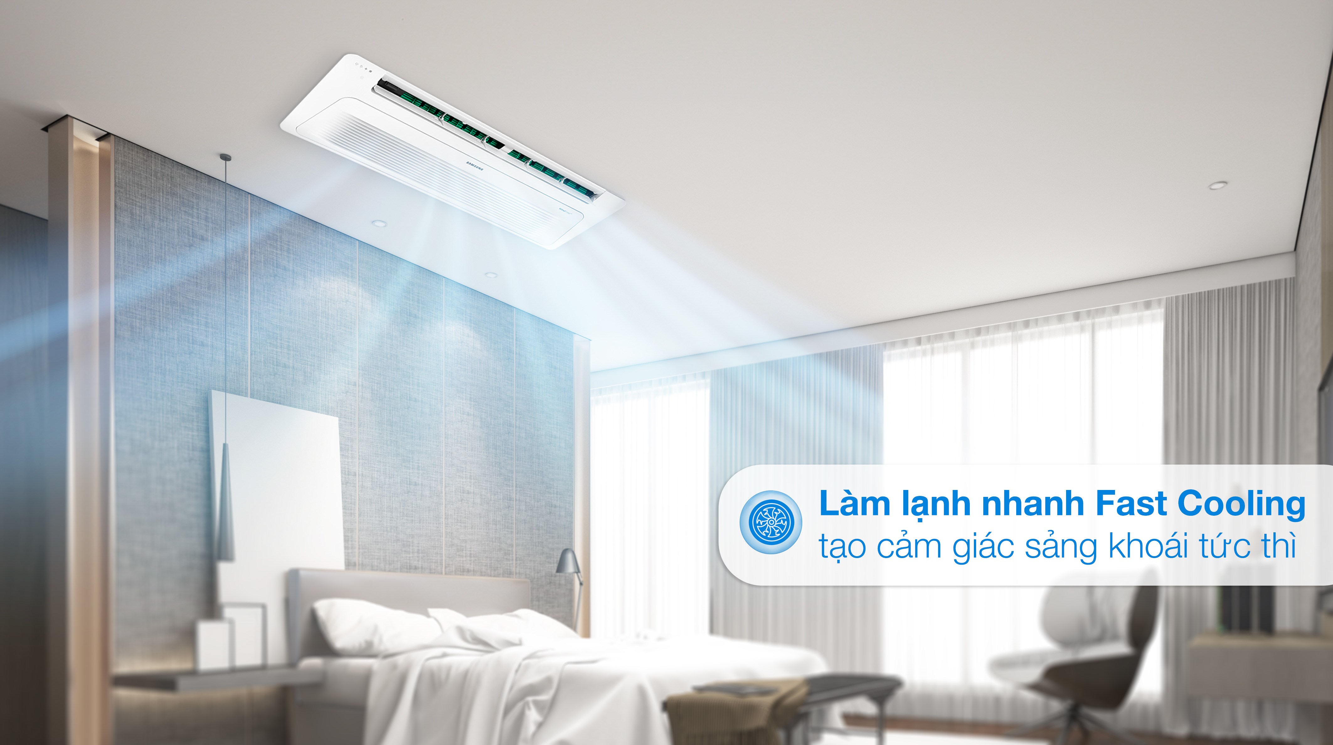 Hình ảnh Máy lạnh âm trần 1 hướng Samsung Inverter 2.5 HP AC071TN1DKC/EA