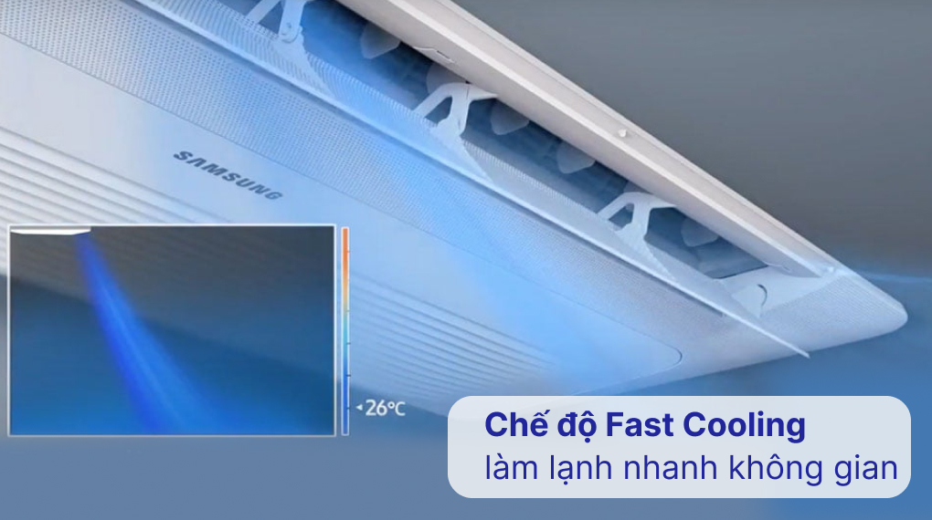 Máy lạnh âm trần 1 hướng Samsung Inverter 2 HP AC052TN1DKC/EA - Công nghệ làm lạnh