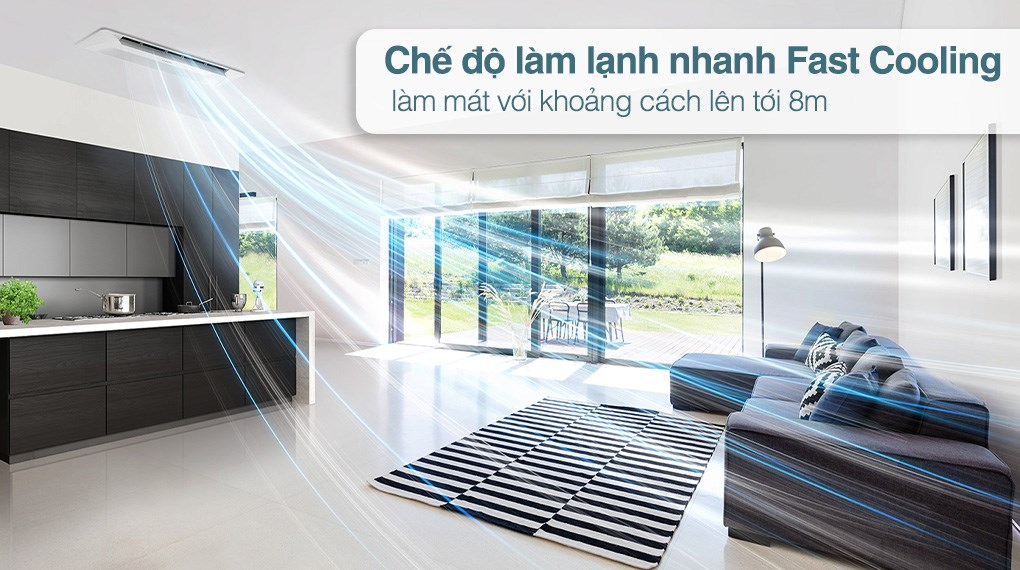 Máy lạnh âm trần 1 hướng Samsung Wind-Free Inverter 1.5 HP AC035TN1DKC/EA