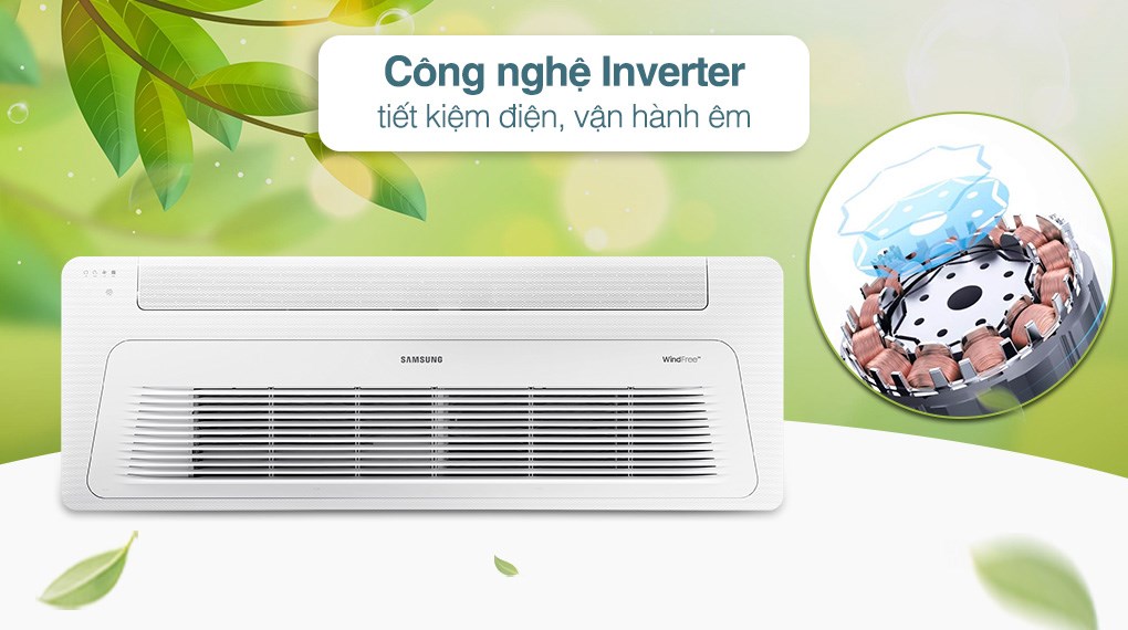 Máy lạnh âm trần 1 hướng Samsung Wind-Free Inverter 1.5 HP AC035TN1DKC/EA
