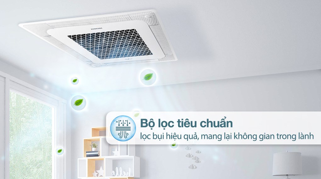 Hình ảnh Máy lạnh âm trần Cassette Samsung Inverter 4 HP WindFree AC120TN4DKC/EA