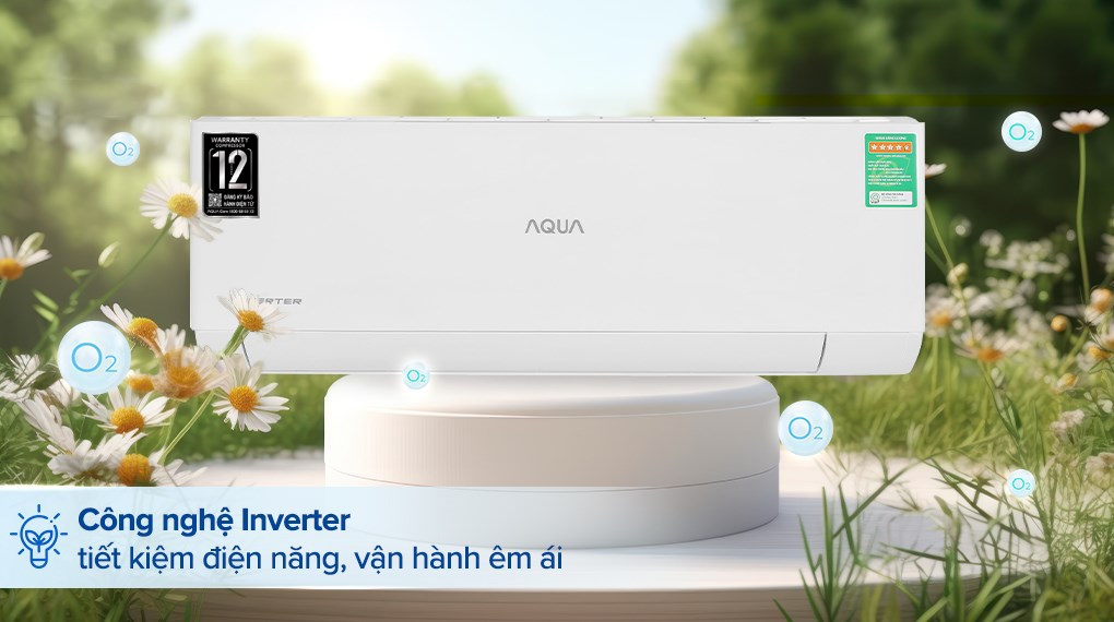 Hình ảnh Máy lạnh AQUA Inverter 1 HP AQA-RV10QA2