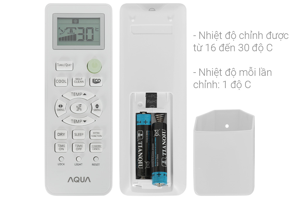 Điều hòa AQUA Inverter 9000 BTU AQA-RV10QA2 Màu Trắng