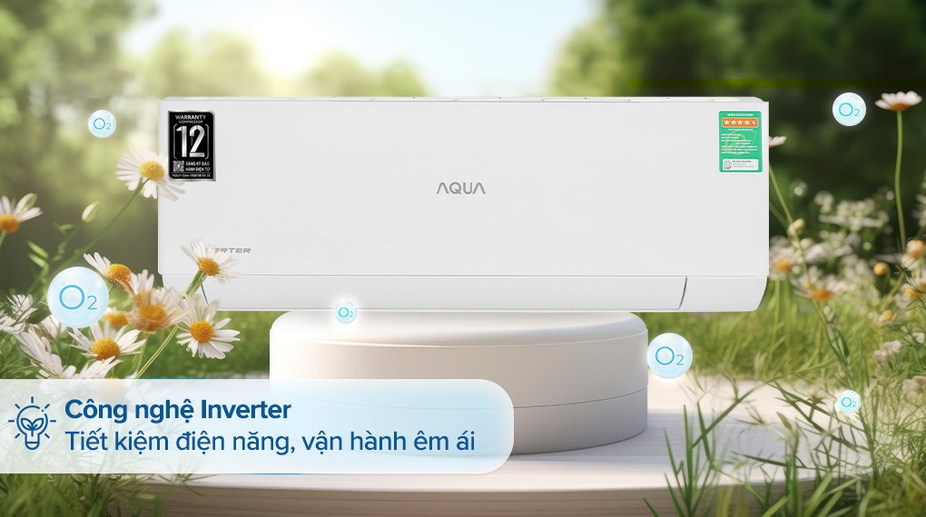 Hình ảnh Máy lạnh AQUA Inverter 1.5 HP AQA-RV13QA2