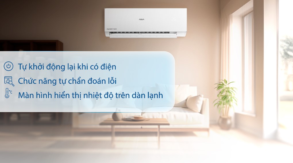 Máy lạnh AQUA Inverter 2 HP AQA-RV18QE