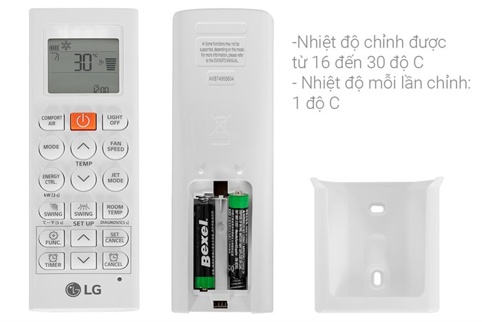 Máy lạnh LG Inverter 2.5 HP V24WIN1 Màu Trắng