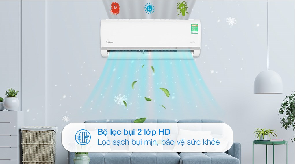 Máy lạnh Midea Inverter 1 HP MAFA-09CDN8