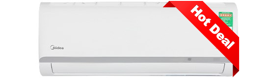Máy lạnh Midea Inverter 1 HP MAFA-09CDN8 dàn lạnh màu trắng hiện đại