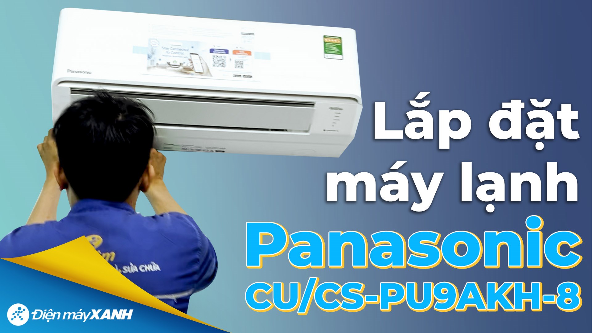 Hình ảnh Máy lạnh Panasonic Inverter 1 HP CU/CS-PU9AKH-8