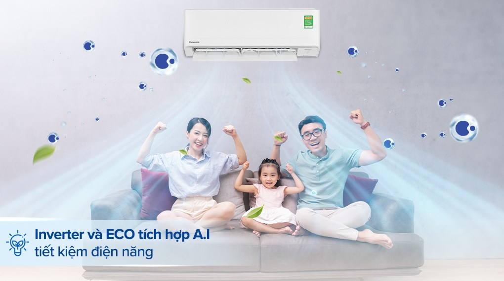 Hình ảnh Máy lạnh Panasonic Inverter 1.5 HP CU/CS-PU12AKH-8