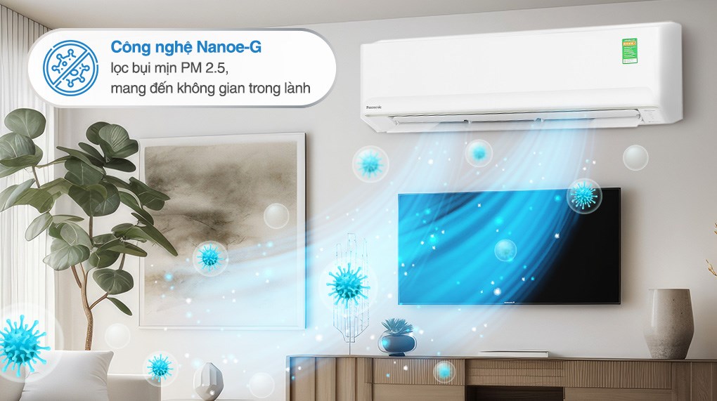 Máy lạnh Panasonic Inverter 2.5 HP CU/CS-PU24AKH-8