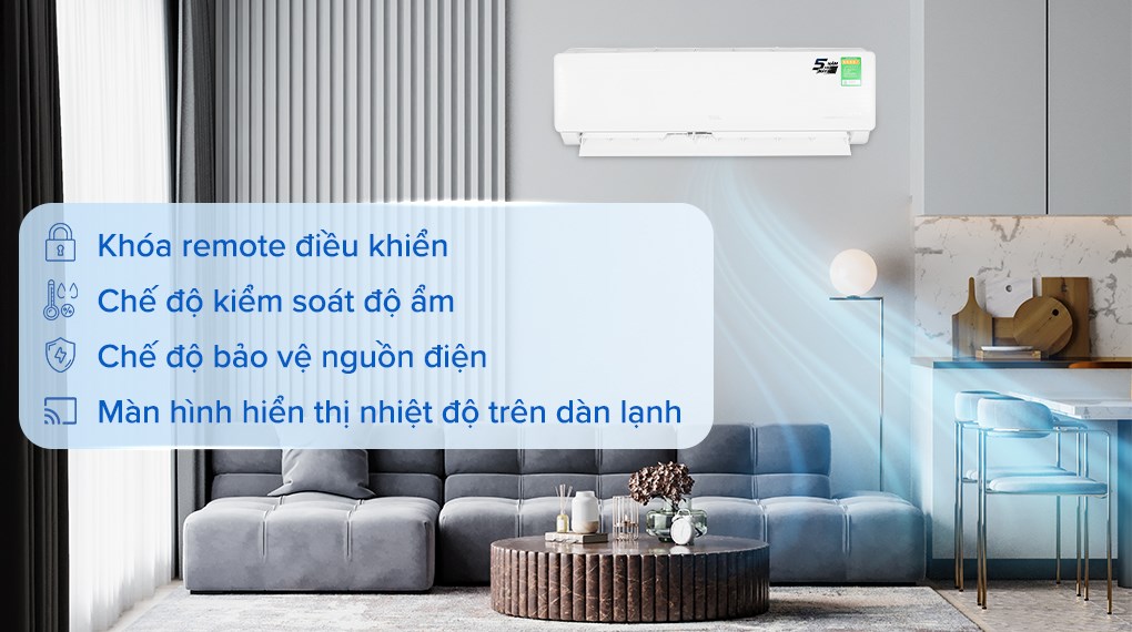 Máy lạnh TCL Inverter 1 HP TAC-09CSD/XAB1được trang bị lá tản nhiệt bằng nhôm mạ vàng