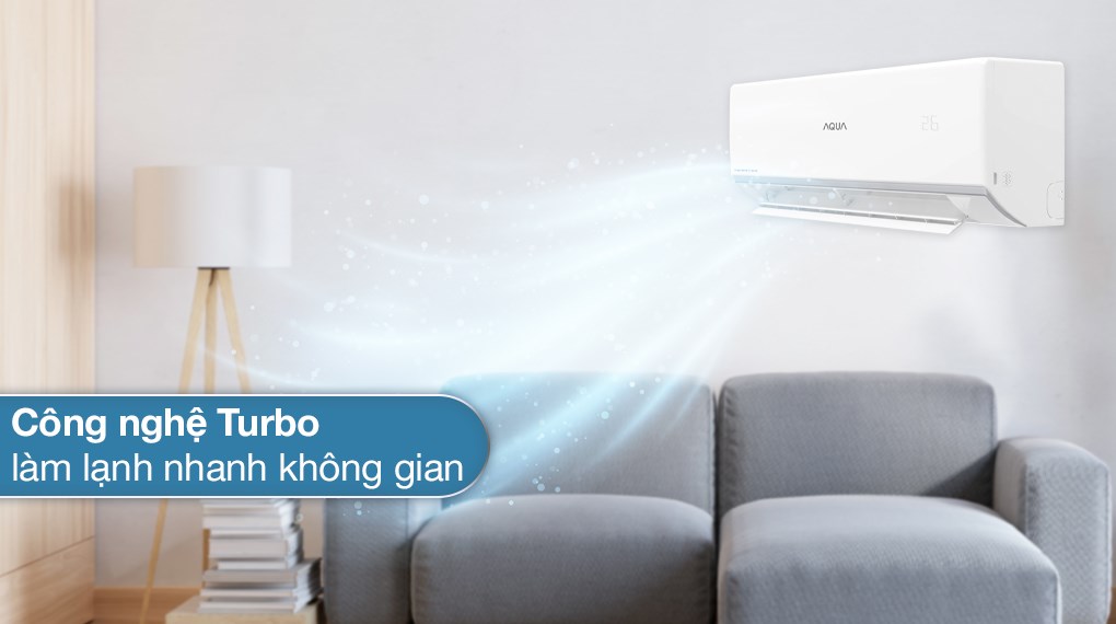 Điều hòa AQUA Inverter 9000 BTU AQA-RUV10RB2