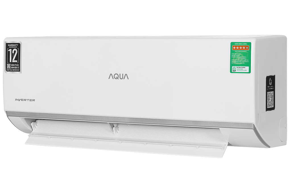Điều hòa AQUA Inverter 9000 BTU AQA-RUV10RB2 Màu Trắng