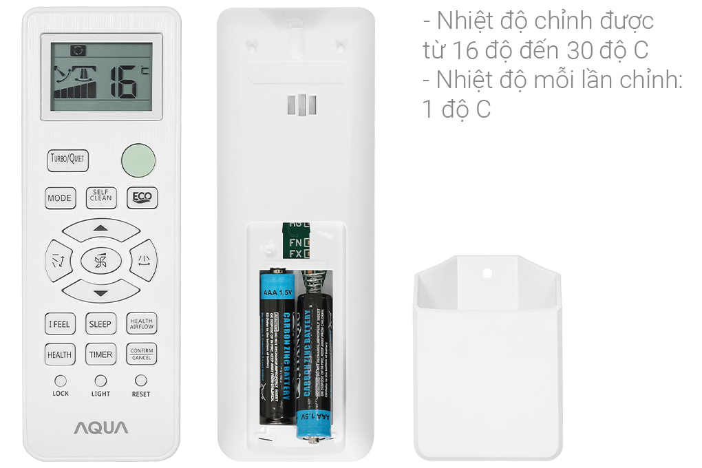 Điều hòa AQUA Inverter 9000 BTU AQA-RUV10RB2 Màu Trắng