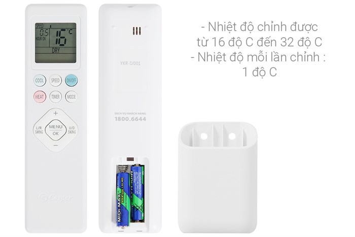 Điều hòa Casper Inverter 18100 BTU GC-18IS33 Màu Trắng