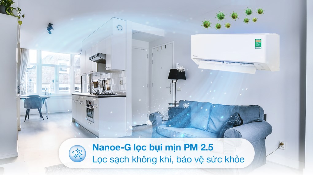 Hình ảnh Máy lạnh 2 chiều Panasonic Inverter 1 HP CU/CS-YZ9AKH-8