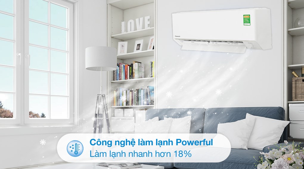 Hình ảnh Máy lạnh 2 chiều Panasonic Inverter 1 HP CU/CS-YZ9AKH-8