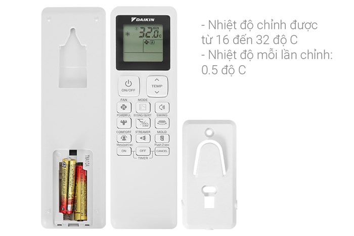 Điều hòa Daikin Inverter 12300 BTU ATKF35YVMV Màu Trắng