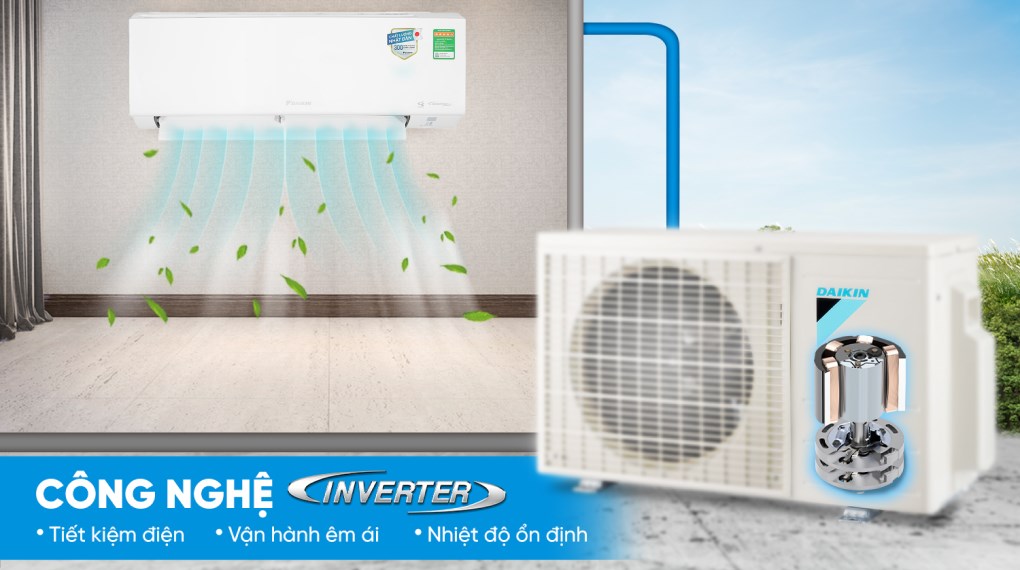 Máy lạnh Daikin Inverter 2 HP FTKF50YVMV
