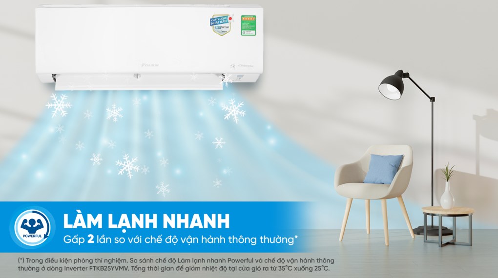 Hình ảnh Máy lạnh Daikin Inverter 1 HP ATKB25YVMV