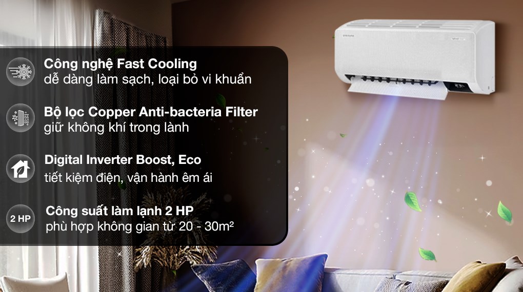 Máy lạnh Samsung Wind-Free Inverter 2 HP AR18CYFCAWKNSV