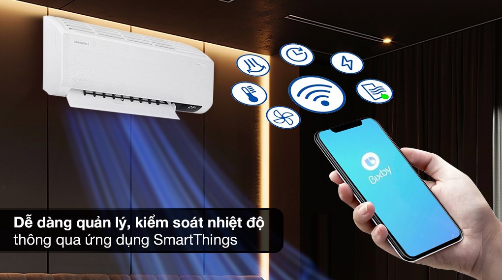 Máy lạnh Samsung Wind-Free Inverter 2 HP AR18CYFCAWKNSV
