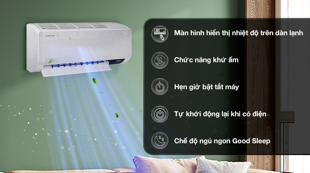 Máy lạnh Samsung Wind-Free Inverter 2 HP AR18CYFCAWKNSV