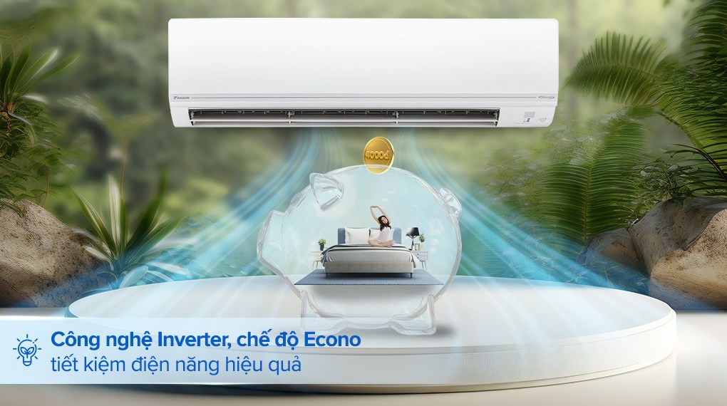 Máy lạnh 2 chiều Daikin Inverter 2.5 HP FTHF60VAVMV