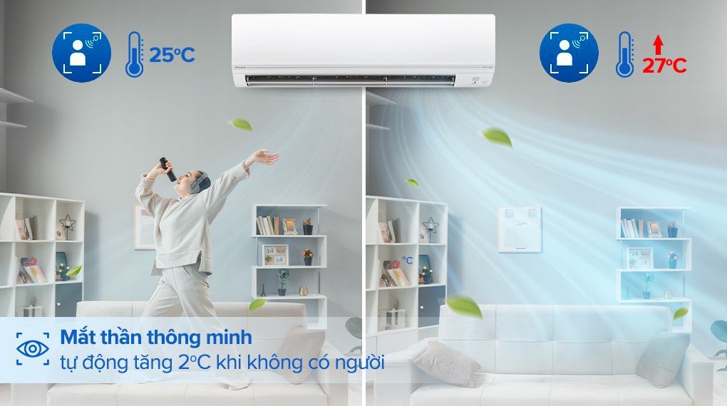 Máy lạnh 2 chiều Daikin Inverter 2.5 HP FTHF60VAVMV