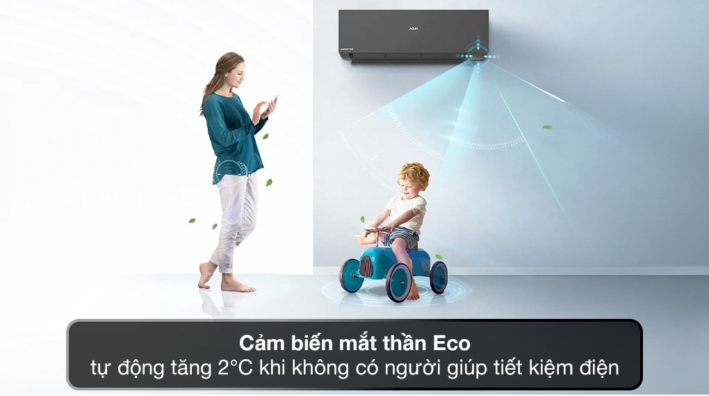 Máy lạnh Aqua Inverter 1 HP AQA-RUV10SAW