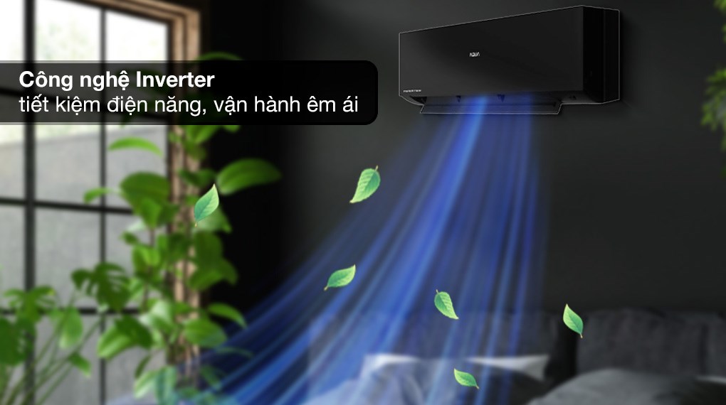 Máy lạnh Aqua Inverter 1 HP AQA-RUV10SAW