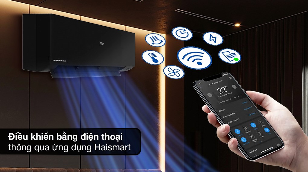 Máy lạnh Aqua Inverter 1 HP AQA-RUV10SAW