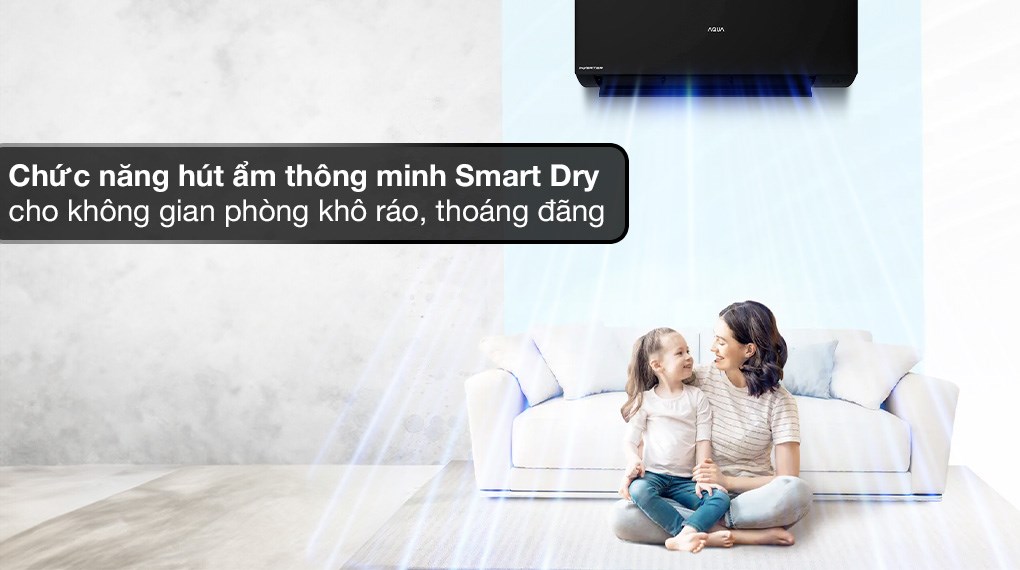 Máy lạnh Aqua Inverter 1 HP AQA-RUV10SAW