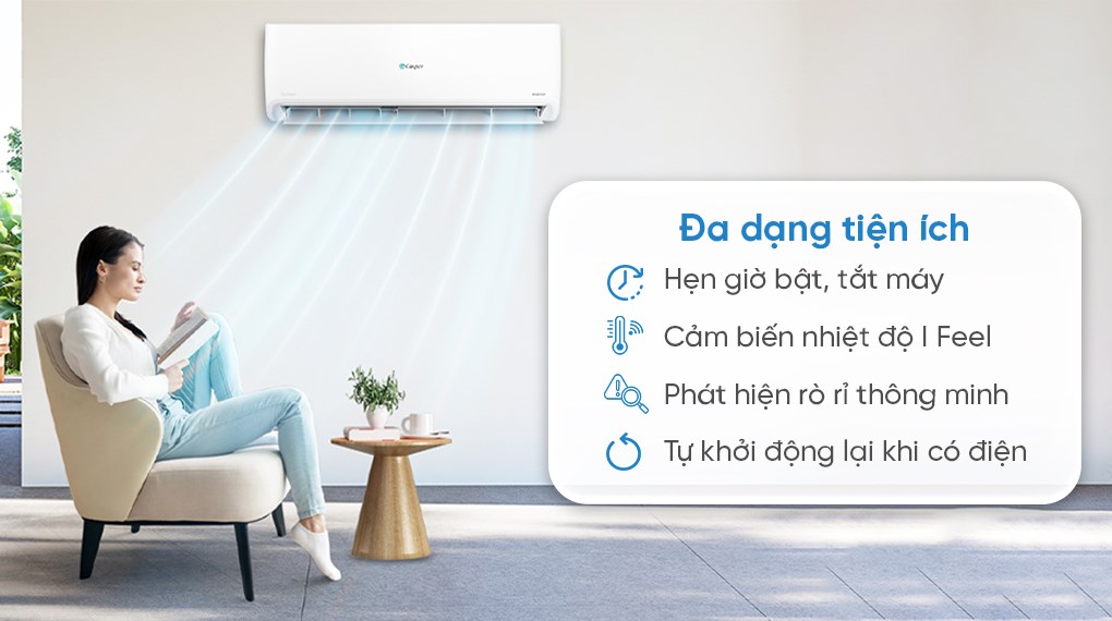 Máy lạnh 2 chiều Casper Inverter 2.5 HP GH-24IS33