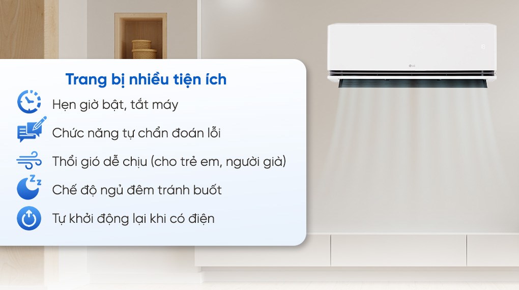 Máy lạnh LG Inverter 1 HP IDC09M1