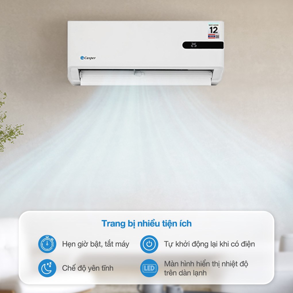 Máy lạnh Casper Inverter 1 HP GC-09IB36