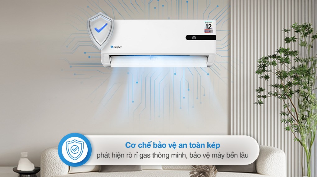 Máy lạnh Casper Inverter 1.5 HP GC-12IB36