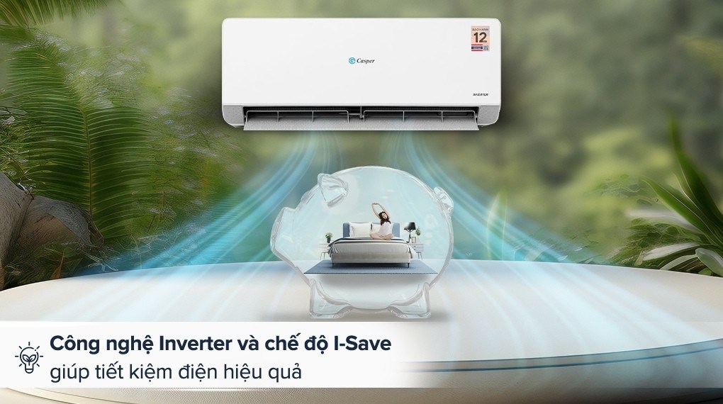 Máy lạnh Casper Inverter 1.5 HP QC-12IU36A