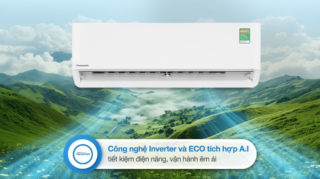 Máy lạnh Panasonic Inverter 1 HP CU/CS-XU9BKH-8