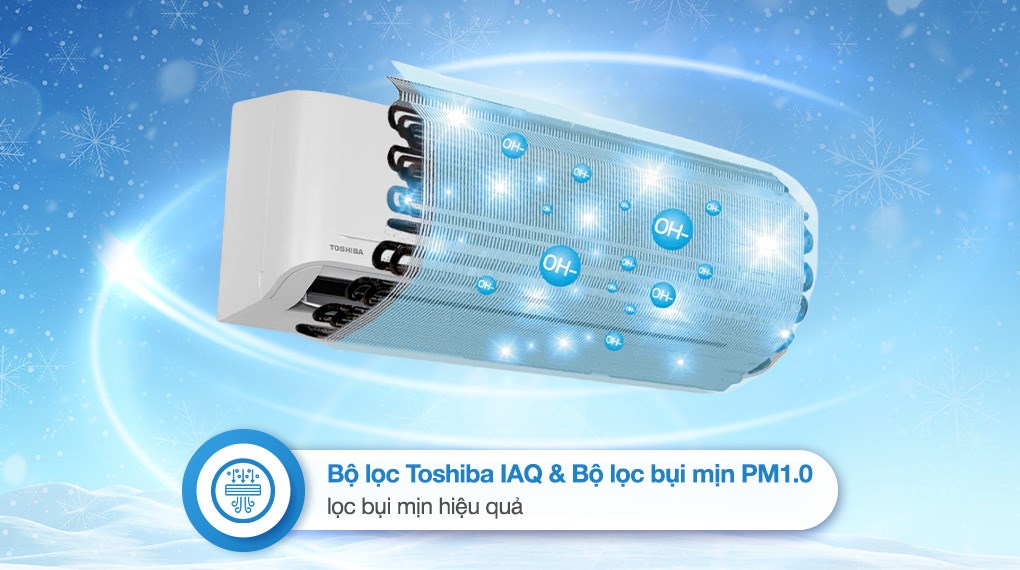 Máy lạnh Toshiba Inverter 1.5 HP RAS-H13Z2KCVG-V