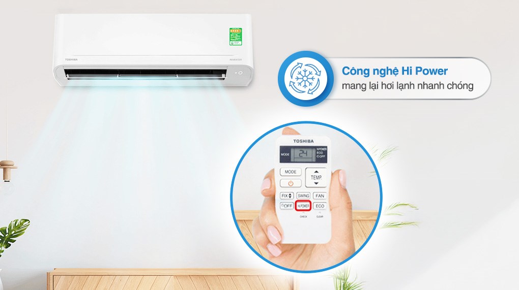 Máy lạnh Toshiba Inverter 1.5 HP RAS-H13S5KCV2G-V