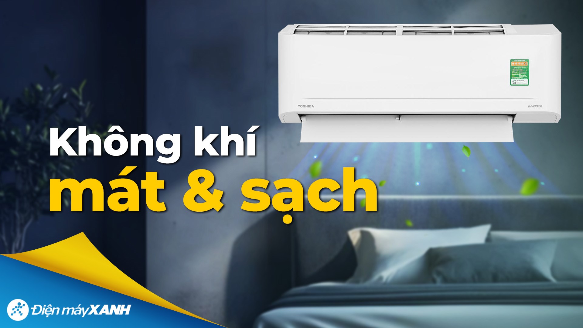 Máy lạnh Toshiba Inverter 1.5 HP RAS-H13S5KCV2G-V