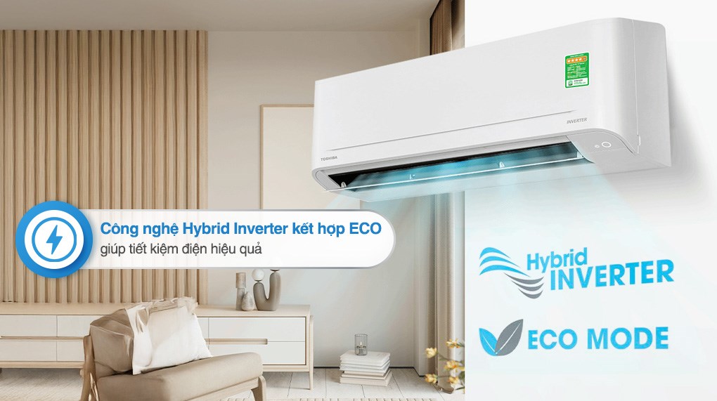 Máy lạnh Toshiba Inverter 1.5 HP RAS-H13S5KCV2G-V