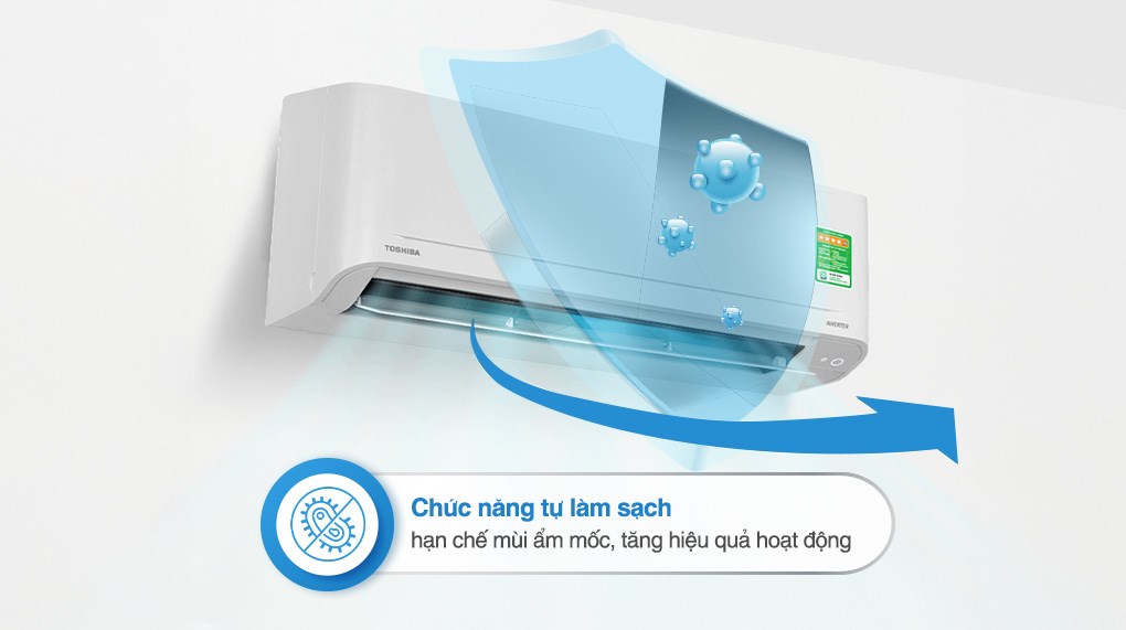 Máy lạnh Toshiba Inverter 1.5 HP RAS-H13S5KCV2G-V